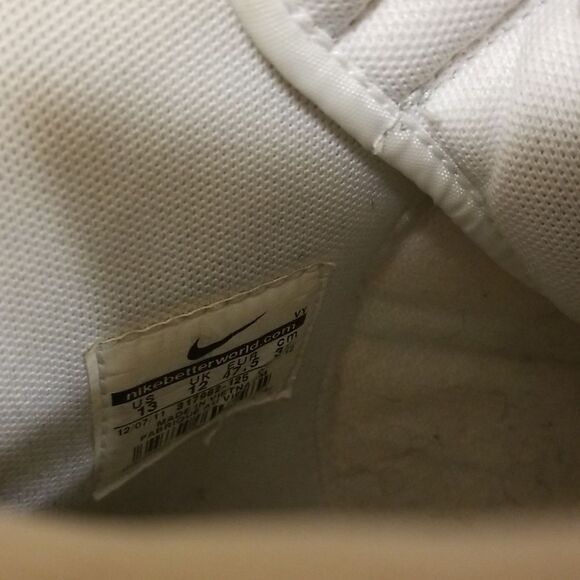 Nike Dunk High - White Canvas Upper/Gray Leather Toebed Size 13 main image 7